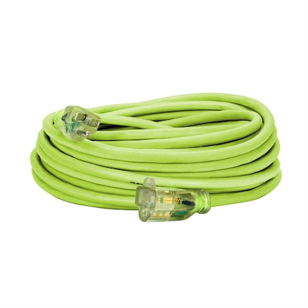 Legacy SJTW Extension Cord, 14 AWG, Outdoor, 14/3, 1 Outlets, 50 ft FZ512730